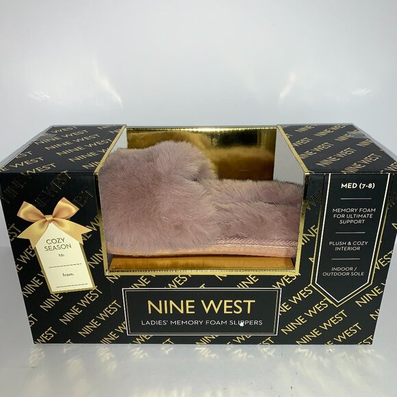 Nine West Ladies Memory Foam Slippers med 7-8 - Picture 1 of 3